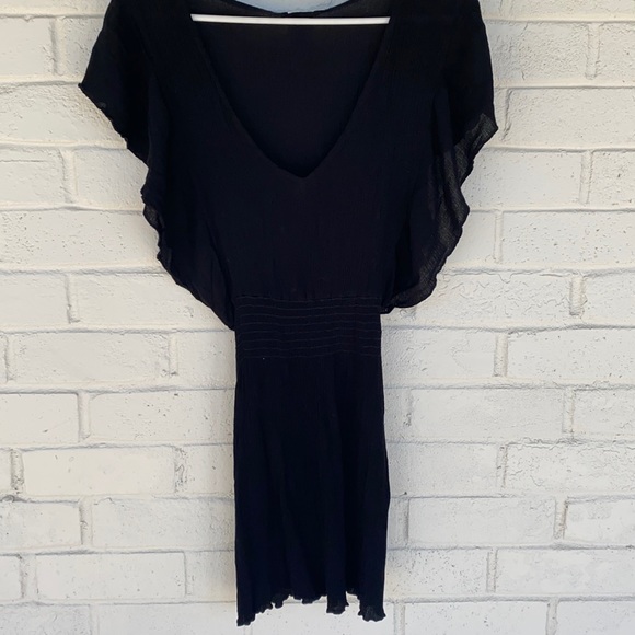 BECCA Palermo Flutter Sleeve Swim Cover Up Dress XS/S - Picture 2 of 8